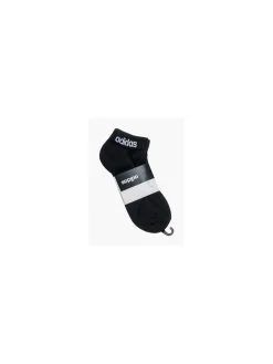 Adidas 3pk Black Trainer Socks 37-39