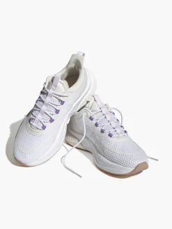 Adidas White Alphabounce + Lace-up Trainer