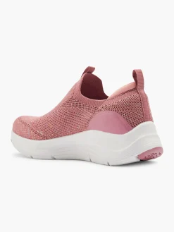 Arch Comfort Dark Mauve Slip On Trainers
