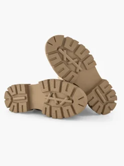 Beige Borg Panelled Boot