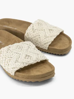Beige Crochet Sandal