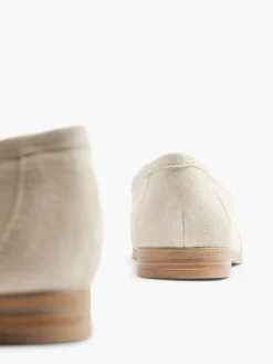 Beige Leather Loafer