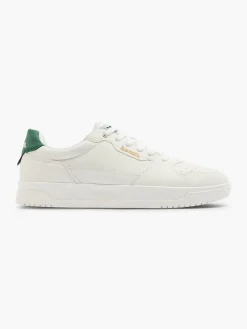 Bench White/Green Casual Lace-up Trainer