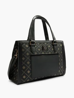 Black and Gold Monogram Handbag