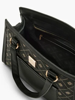 Black and Gold Monogram Handbag