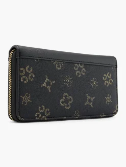Black and Gold Monogram Purse