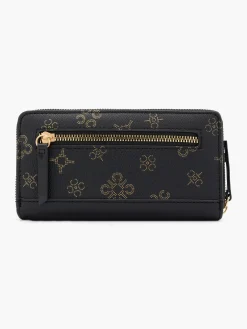 Black and Gold Monogram Purse