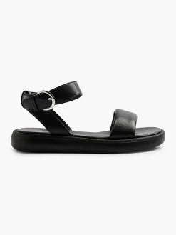 Black Ankle Strap Sandal