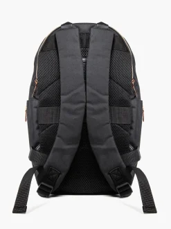 Black Backpack with Rose Gold Trim