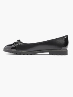 Black Bow Ballerina Shoe