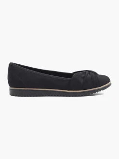 Black Bow Detail Loafers