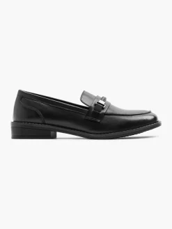 Black Braided Detail Formal Loafer