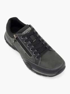 Black Casual Slip On Trainers