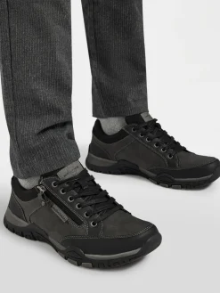 Black Casual Slip On Trainers