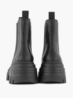 Black Chunky Chelsea Boot