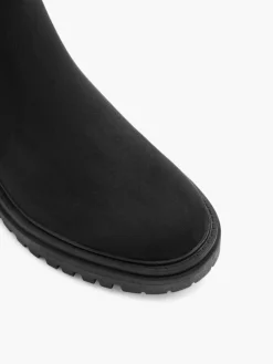 Black Chunky Platformed Chelsea Boot