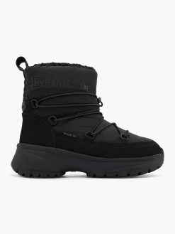 Black Chunky Snow Boots