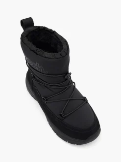 Black Chunky Snow Boots