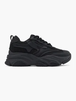 Black Chunky Trainer