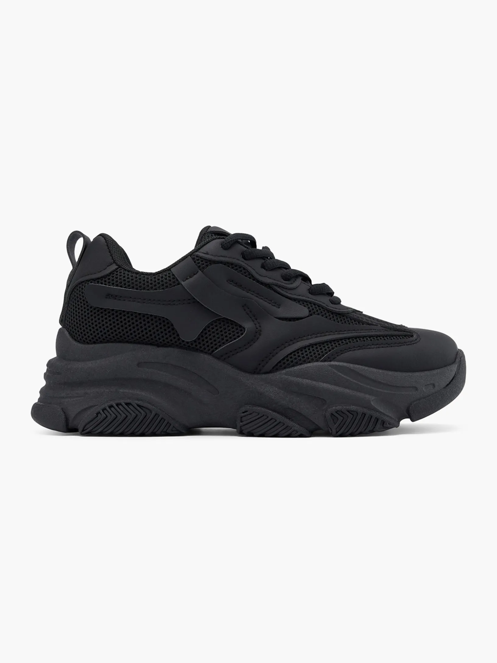Black Chunky Trainer