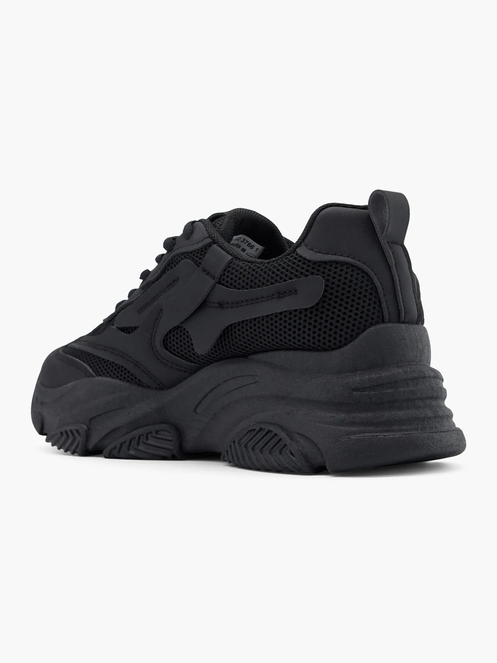 Black Chunky Trainer