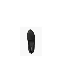 Black Contrast Slip-on Loafers