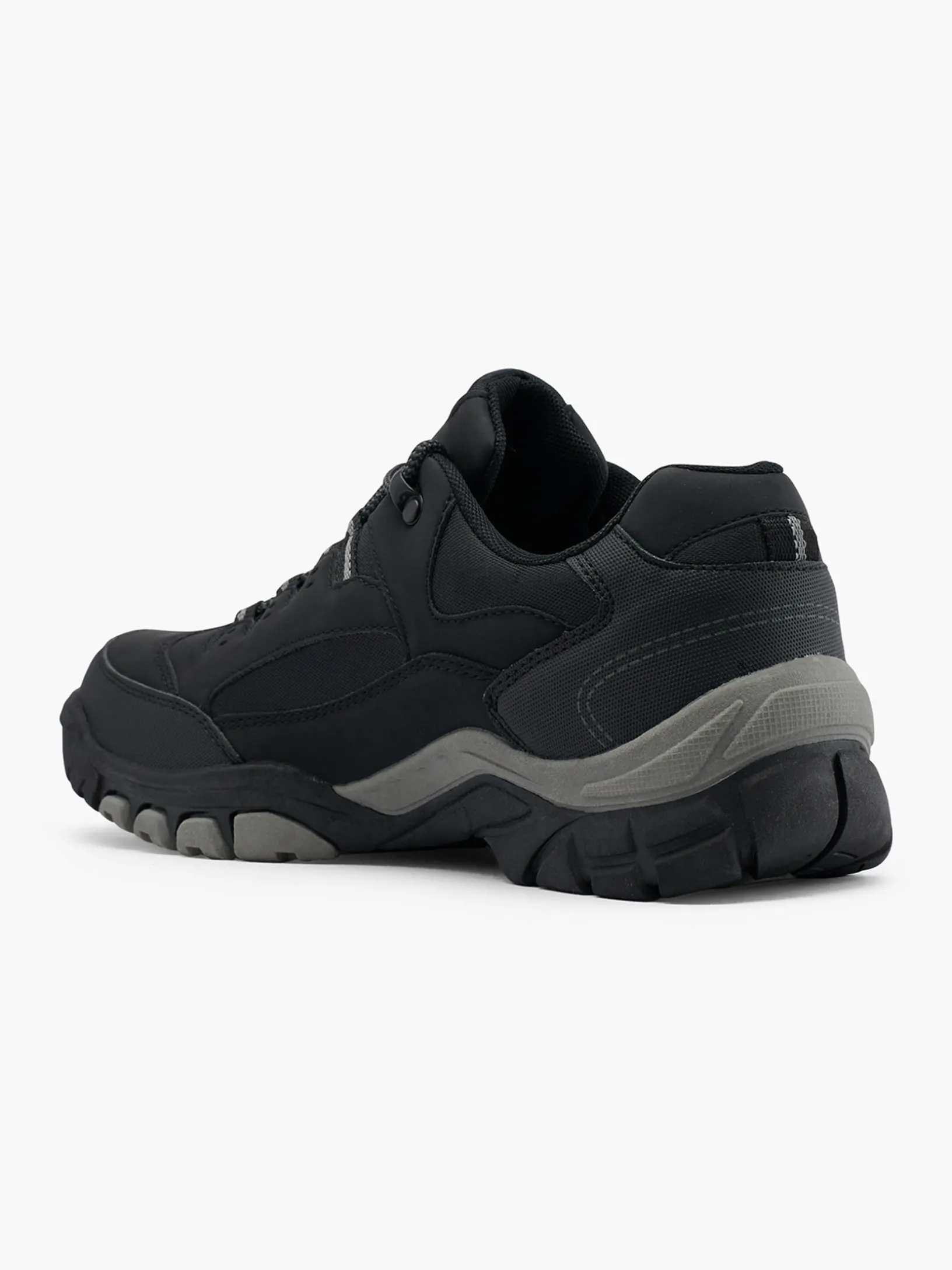 Black Dei-Tex Lace-up Hiker Shoes