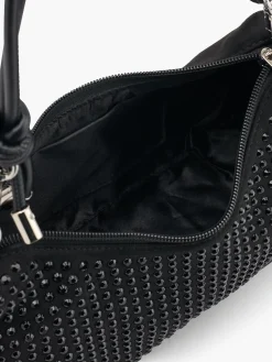 Black Diamante Covered Handbag