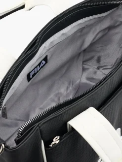 Black Fila Tote Bag With Adjustable Shoulder Strap
