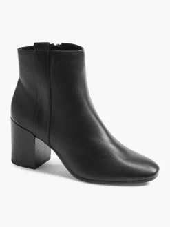 Black Heeled Ankle Boots
