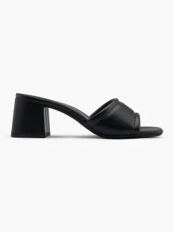 Black Heeled Mule
