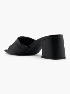 Black Heeled Mule