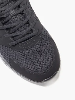 Black Herald Memory Foam Lace Up Trainers