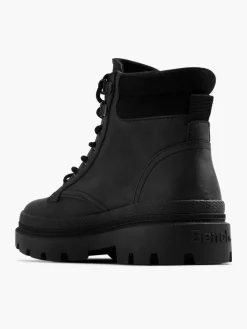 Black Hiker Lace Up Boot