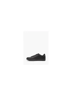 Black Lace Up Casual Trainers