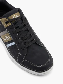 Black Lace Up Trainers