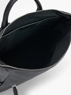 Black Leather Backapck