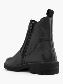 Black Leather Classic Chelsea Boot