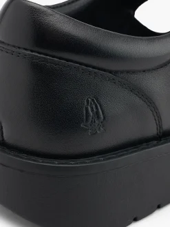 Black Leather T Bar Mary Jane Shoe