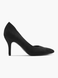Black Open Waisted Stiletto Heel
