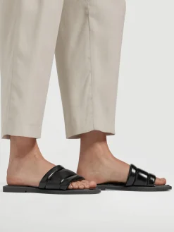 Black Padded Sandal