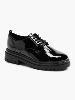 Black Patent Lace Up Shoe