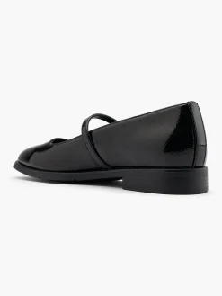Black Patent Mary Jane Shoe with Single Strap