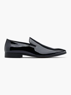 Black Patent Pump Slip On Formal Shoes
