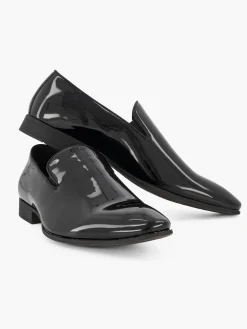 Black Patent Pump Slip On Formal Shoes