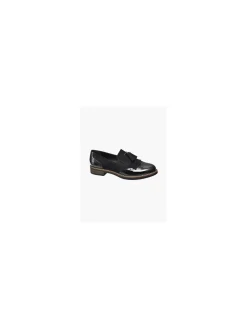 Black Patent Tassel Loafers
