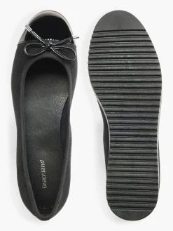 Black Patent Toe Ballerinas