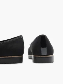 Black Patent Toe Ballerinas