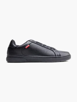 Black Piper Lace Up Casual Trainers
