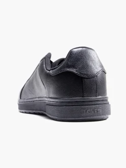 Black Piper Lace Up Casual Trainers